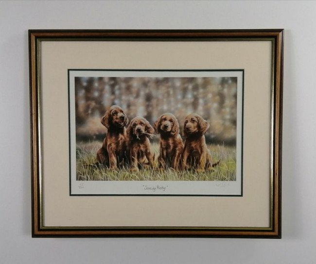 Sitting Pretty - Brown Framed Sitting Pretty - Brown Framed