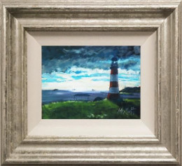 Smeaton's Tower - Silver Framed