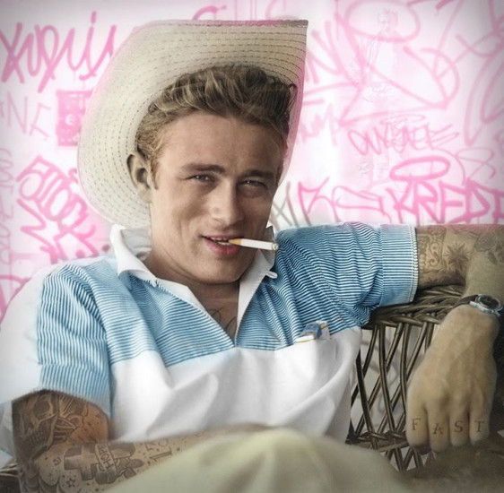 Smoking Gun - James Dean (Colour)