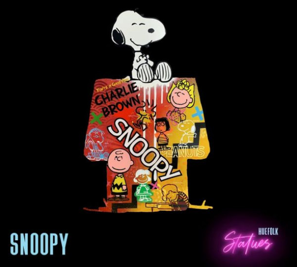 Snoopy - Original - Wall Sculpture - With Wall Fittings Snoopy - Original - Wall Sculpture - With Wall Fittings