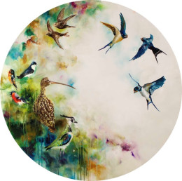 Solstice (Swifts) - Large - Mounted