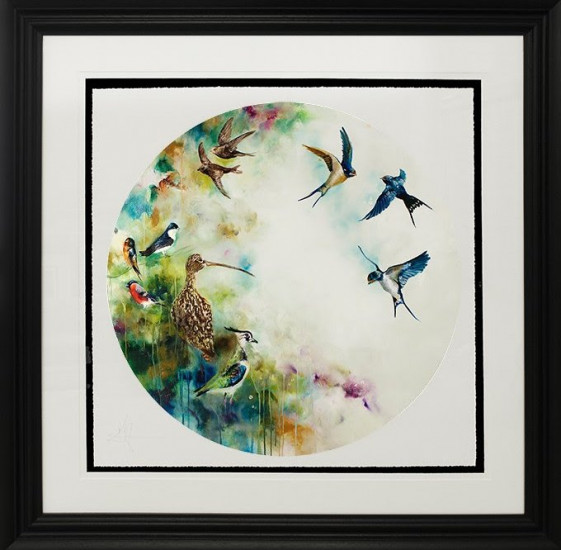 Solstice - Swifts - (Small) - Framed 