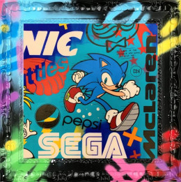 Sonic Mania Vol 1 - Original - Multi Colour Framed