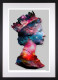 Space Queen - Regular Size - Grey Background - Black Framed