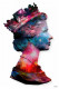Space Queen - Small Size - White Background - Mounted