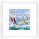 Spinnakers Away - White Framed