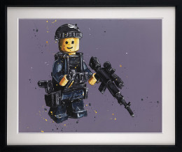Stand By (Lego) - Black Framed