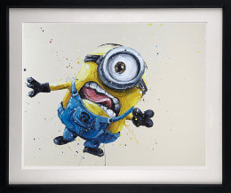 Stuart The Minion - Black Framed