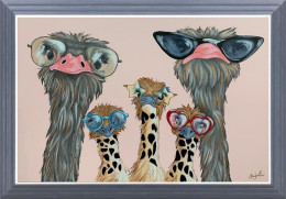 Summer Holiday - Original - Dark Grey Framed