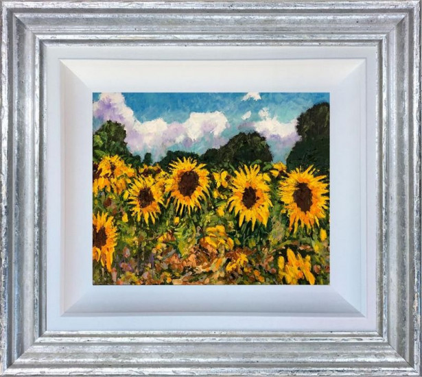 Summer Radiance - Original - Silver Framed Summer Radiance - Original - Silver Framed