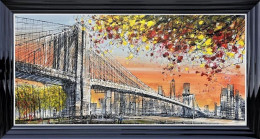 Sunrise Over Manhattan - Limited Edition - Black Framed