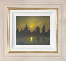 Sunrise Over The City - Original - Cream Framed