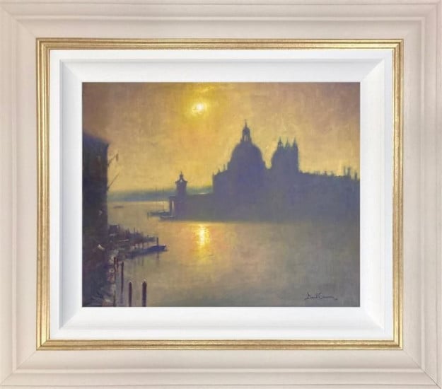 Sunset Dreams - Original - Cream Framed Sunset Dreams - Original - Cream Framed