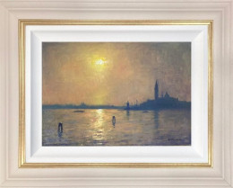 Sunset Evenings - Original - Cream Framed