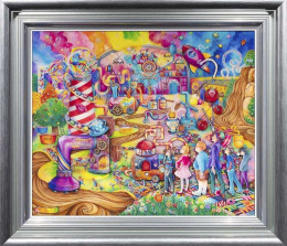 Sweets And Treats - Silver-Blue Framed