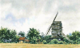 Syleham Post Mill, Suffolk - Print
