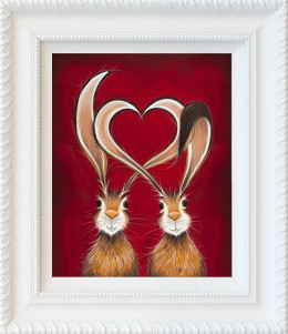 Take Hare of My Heart - Framed
