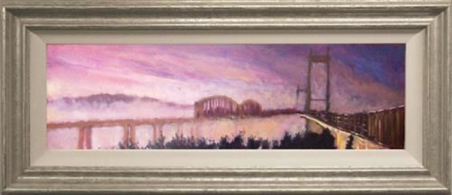 Tamar Bridge - Silver Framed