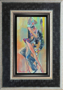 Tango Selfie - Original - Black Framed