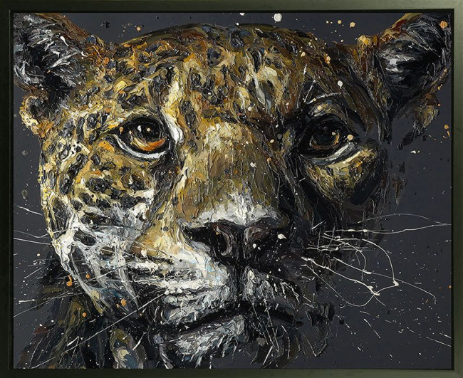 Ted - Canvas - Artist Proof Black Framed