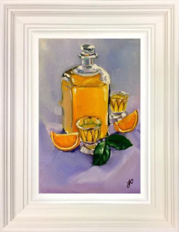 Tequila Time - Original - White Framed