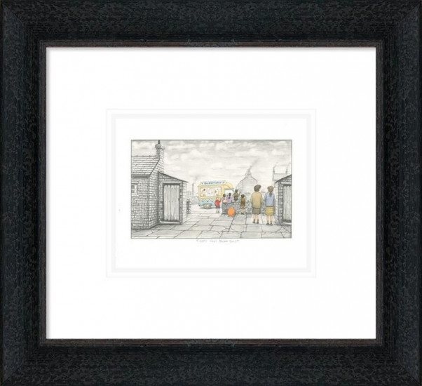 That's Kept Them Quiet - Sketch - Black-Grey Framed