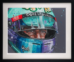 The Better Prospect (Daniel Ricciardo) - Artist Proof Black Framed