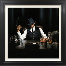 The Boss - Canvas - Black Framed