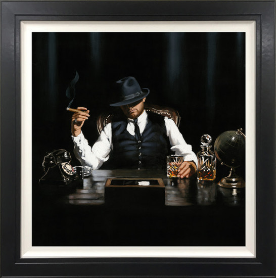 The Boss - Canvas - Black Framed