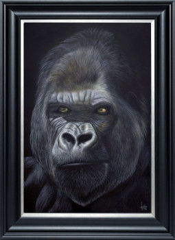 The Boss - Canvas - Black Framed