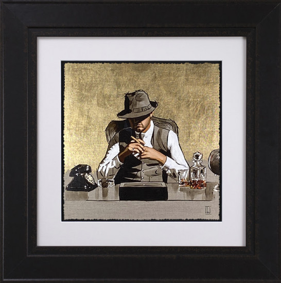 The Boss - Gold Metallic - Black Framed 