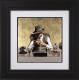 The Boss - Gold Metallic - Black Framed