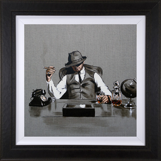 The Boss - Sketch - Original - Black Framed