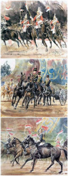 The British Military Horse Trilogy - Set Of 3 - Framed