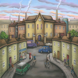 The Chocolate Factory - On Paper - Mounted