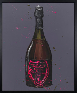 The Dom (Rose) - Canvas - Black Framed - Framed Box Canvas