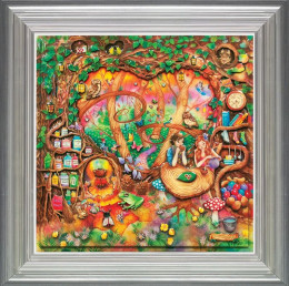 The Elixir Of Love - Silver-Blue Framed