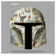 The Fett - Boba Fett (Grey Background) - Large - Framed