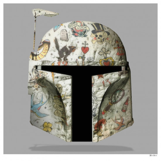 The Fett - Boba Fett (Grey Background) - Large