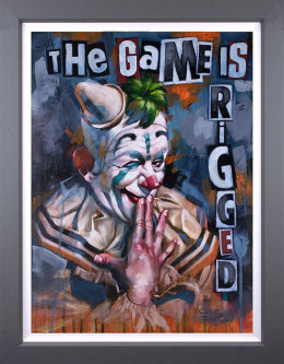 The Game Is Rigged - Deluxe - Grey Framed