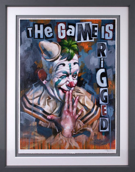 The Game Is Rigged - Grey Framed