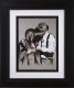 The Gentleman - Sketch - Black Framed
