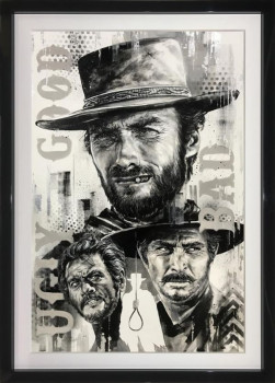 The Good, The Bad & The Ugly - Original - Black Framed