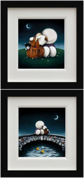 The Great Outdoors & Watching The World Go By (Set Of 2) - Black Framed