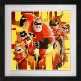 The Incredibles - Original - Black Framed