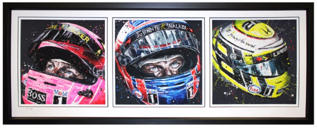 The Journey - Triptych (Jenson Button)