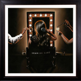 The Leading Lady - Canvas - Artist Proof Black Framed