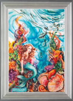 The Little Mermaid - Silver Framed