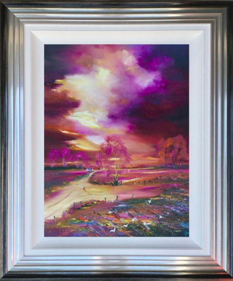 The Long Walk - Original - Silver-Blue Framed