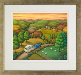 The Open Road - Gold Framed